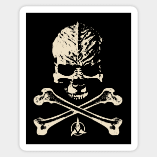 STAR TREK - Klingon Jolly Roger Sticker